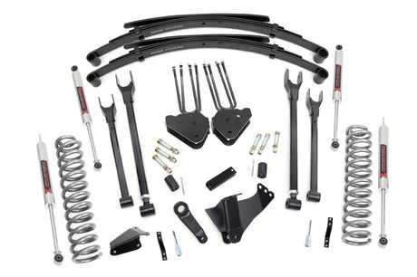 6 Inch Lift Kit Gas 4 Link M1 Leaf Springs Ford F-250/F-350 Super Duty (05-07) Rough Country