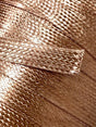 250 FEET 3/4" BRAIDED GROUND STRAP GROUNDING Bare Copper Flat Braid MADE IN USA ACDC