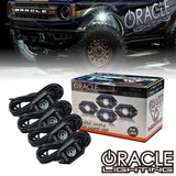 ORACLE LIGHTING WHITE UNDERBODY WHEEL WELL ROCK LIGHT KIT - 4 PIECE oracle
