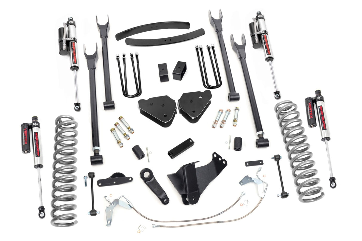 6 Inch Lift Kit Gas 4 Link Vertex Ford F-250/F-350 Super Duty (08-10) Rough Country