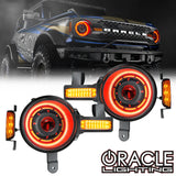 Oracle Lighting Oculus COLORSHIFT BI-LED Projector Headlights I '21- Current Ford Bronco