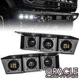 Oracle Lighting Triple LED Fog Light Kit (Steel Bumper) I '21- Current Ford Bronco
