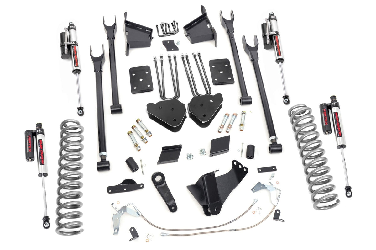 6 Inch Lift Kit 4 Link OVLD Vertex Ford F-250 Super Duty 4WD (15-16) Rough Country