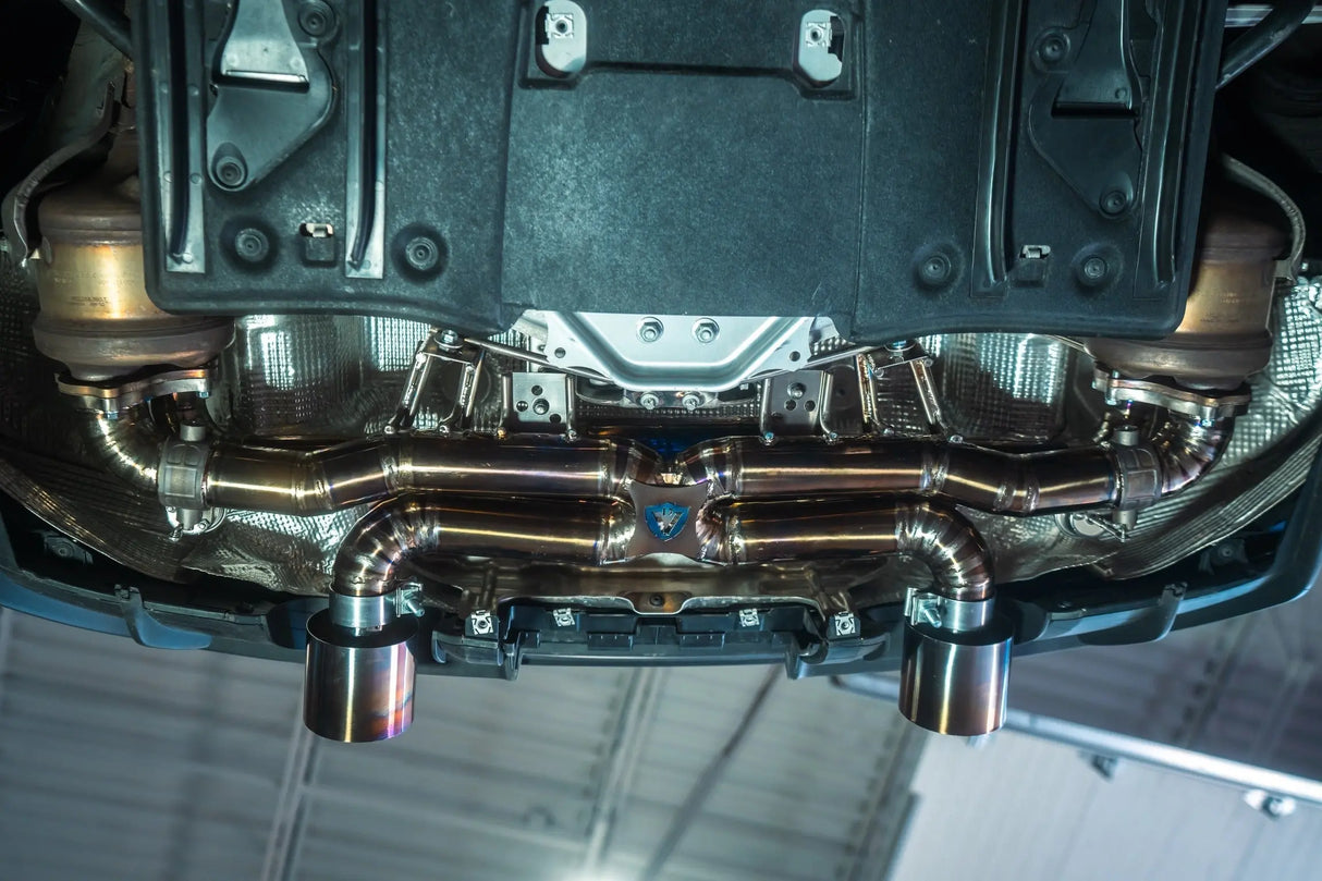 Valvetronic Valved Sport Exhaust System for Porsche 718 GT4RS/Spyder RS Valvetronic Designs