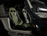 PRP 03-06 Jeep Wrangler TJ Enduro Elite Suspension Seat Crawl Edition - Black (Pair)