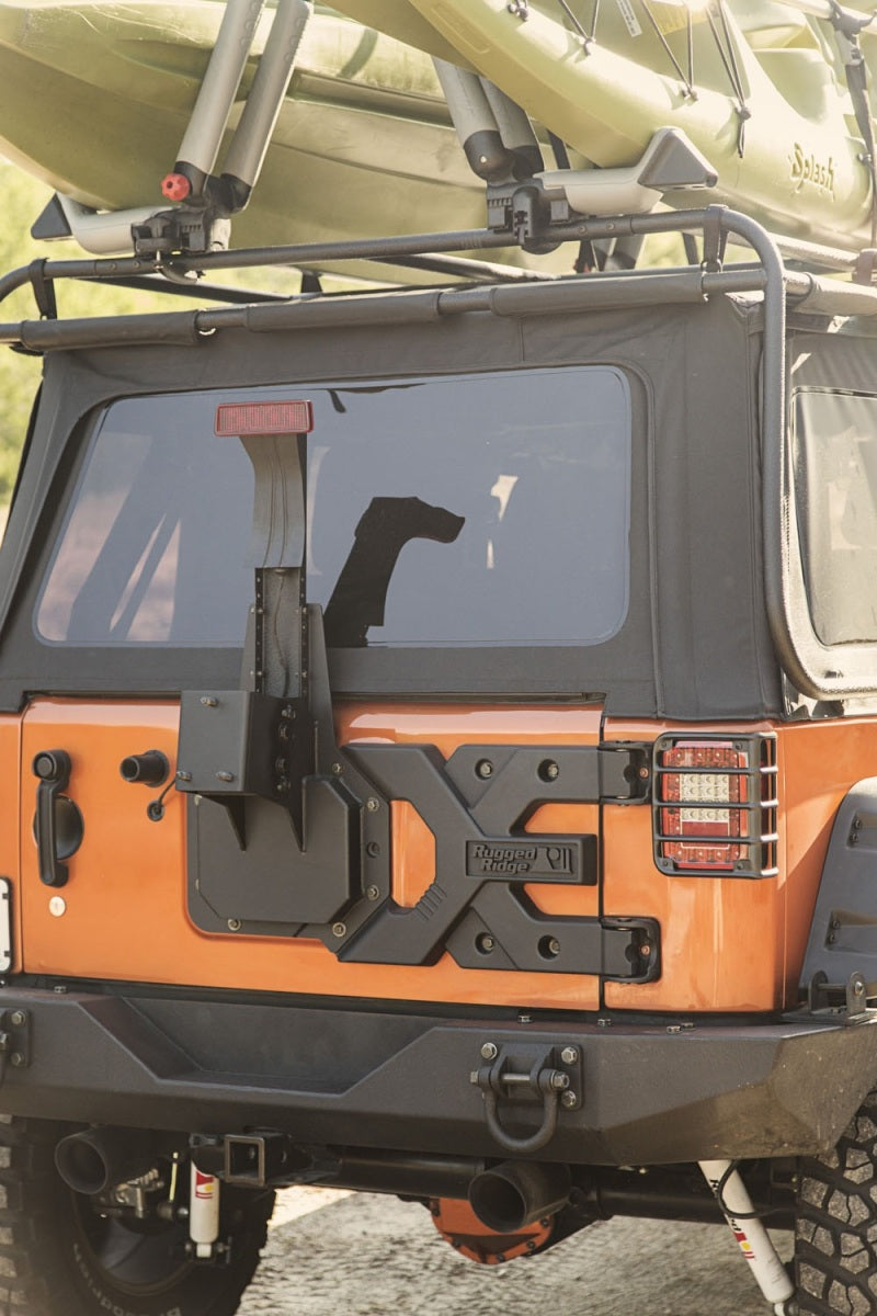 Rugged Ridge Spartacus HD Tire Carrier Kit I '07- '18 JK Wrangler