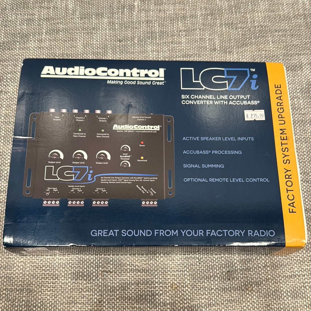 Audio control LC, 7I line output converter