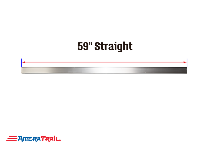 59 X 3 X 3" Straight Cross Member, 1/4" Wall, Structural Aluminum