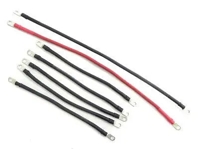 2 Awg HD Golf Cart Battery Cable 7 pc Set Club Car 83 & UP COMPLETE U.S.A MADE AC DC WIRE AND SUPPLY