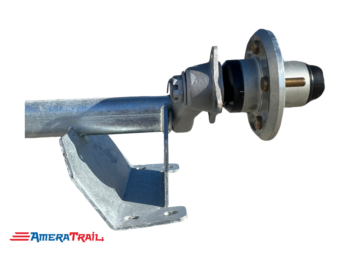 3500 - 3750 lb Torsion Axle w/ Vortex Hubs Pontoon Axle Frame Width 76" - 78"