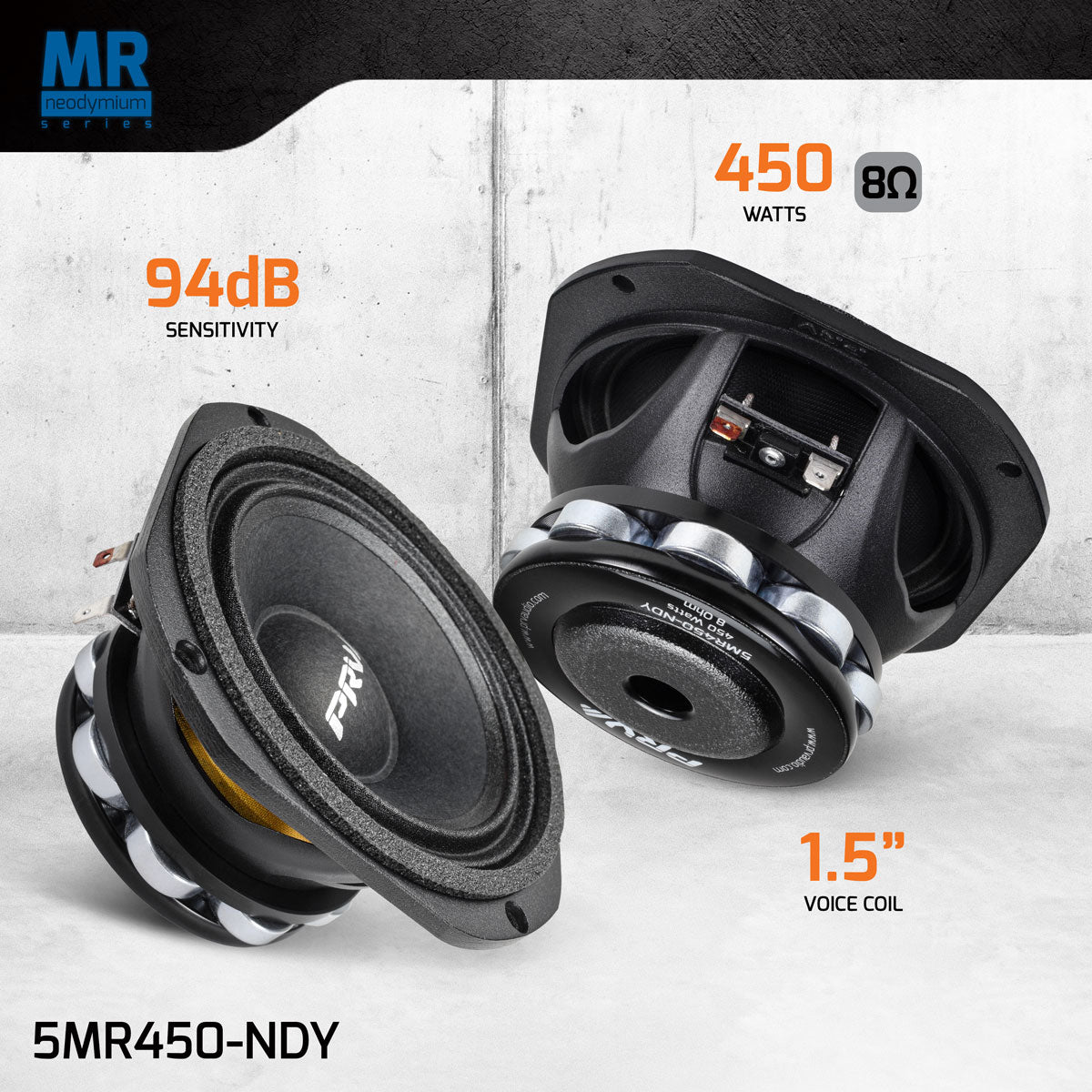 PRV 5MR450-NDY Midrange PRV Audio