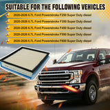 Trucktok 2020-2026 6.7L Ford Powerstroke Diesel Air Filter Replaces FA2031 TruckTok