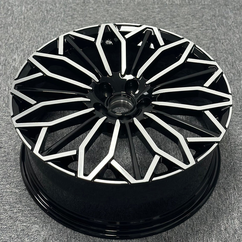 Lexus RX Style Wheels Aviation Grade Forged Aluminum Alloy Rims 20 x 8.0 5x114.3 Black Machine Face Set of 4