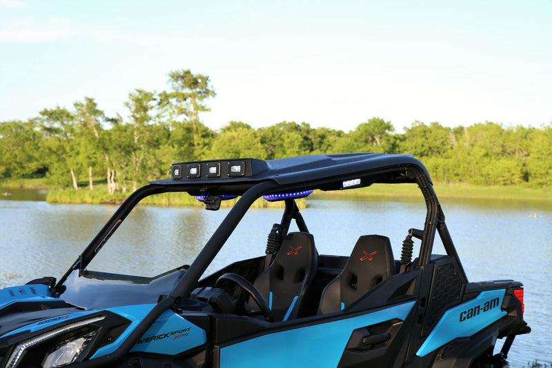 2021+ Can-Am Commander / 2019+ Maverick Sport / 2018+ Maverick Trail Stereo Tops (2-Seat)