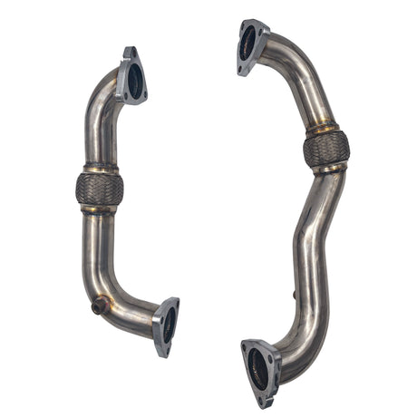TruckTok 2008-2010 6.4L Ford Powerstork Exhaust Up Pipes & EGR Coolant Filter delete kit TruckTok