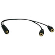 Tripp Lite® by Eaton® 3.5-mm Male to 2 Female TekShack