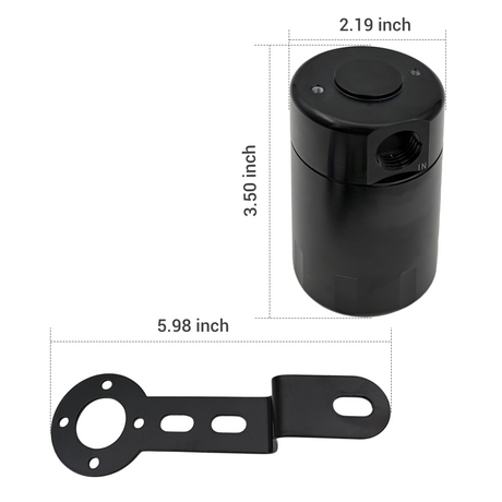 Trucktok 2014-2018 5.3L 6.2L Chevy GMC 1500 Tahoe Yukon Oil Catch Can Separator Kit TruckTok
