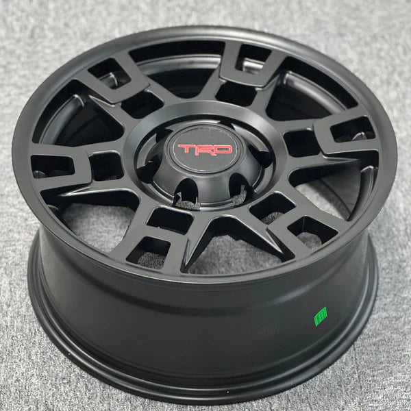 TRD Black Rims 17 – 17x7.5" Matte Black Toyota Style Wheels (Set of 4)