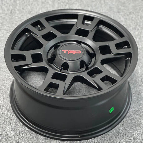 TRD Black Rims 17 – 17x7.5" Matte Black Toyota Style Wheels (Set of 4)