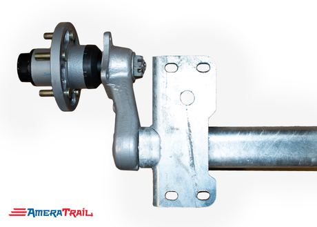 3500 - 3750 lb Torsion Axle w/ Vortex Hubs, V Bend, Available in Multiple Sizes, without brakes.