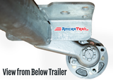 3500 - 3750 lb Torsion Axle w/ Vortex Hubs, V Bend, Available in Multiple Sizes, without brakes.