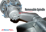 3500 - 3750 lb Torsion Axle w/ Vortex Hubs, V Bend, Available in Multiple Sizes, without brakes.