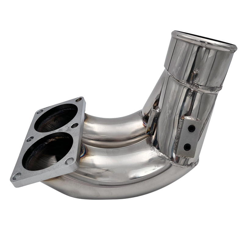 TruckTok 2007-2018 6.7L Dodge RAM 2500 3500 Cummins Diesel 3.5inch High Flow Intake Manifold Elbow Tube Horn TruckTok