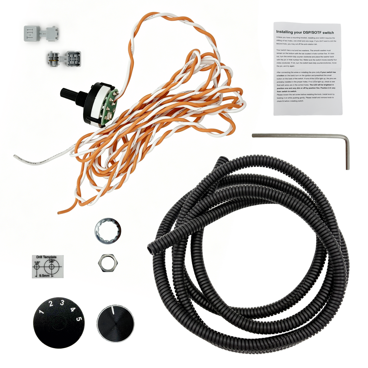 Trucktok 2008-2019 6.4L 6.7L Ford Powerstroke Fuel Temp SOTF Switch TruckTok