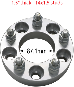 5.5x5 to 5x5 Adapter 1.5" thick - 14mm-1.5 studs Far From Stock