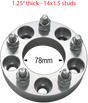 Vehicle: 5 x 5" (127mm) Wheel: 5 x 120mm Far From Stock