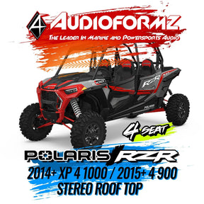 2014-23 Polaris RZR XP 4 1000 / 2015+ RZR 4 900 Stereo Tops (4-Seat) Polaris