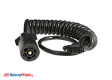 5 to 7 Way Coiled Harness Adapter, 6 ft - Optronics