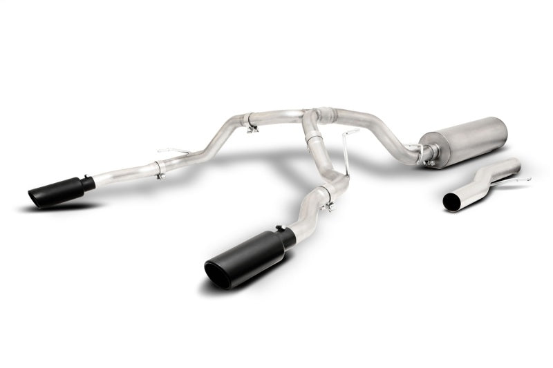 Gibson 21-23 GMC Yukon/Chevrolet Tahoe 5.3L 2/4wd Black Elite Cat-Back Exhaust -Stainless
