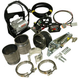 EXHAUST BRAKE (REMOTE) w/NON-VGT TURBO & 5-INCH EXHAUST KIT c/w AIR COMPRESSOR DODGE 6.7L CUMMINS 2007.5-2017
