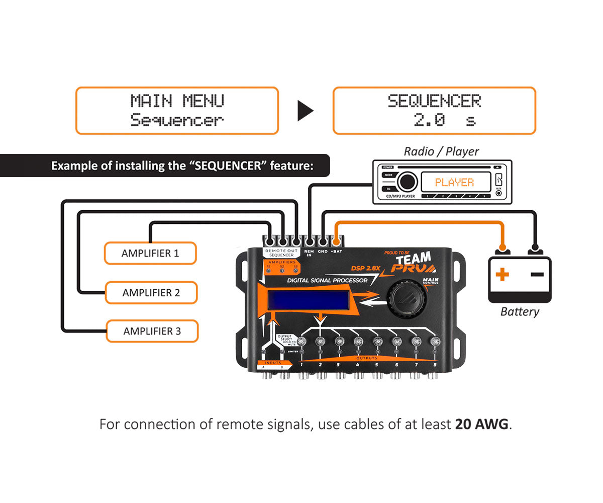 PRV Audio DSP 2.8X TEAM 8-Channel Digital Signal Processor