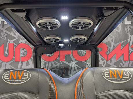 2020+ eNVy Golf Cart Stereo Tops (4-Seat)