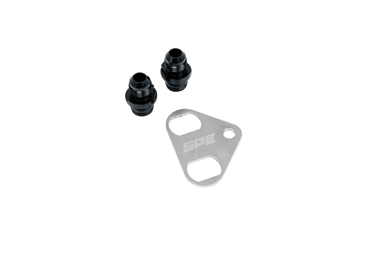 SPE Motorsport 2011-2026 Mustang and F150 6R80/10R80 -8 AN Trans Cooler Line Fitting Adapter