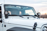 Light Mounts Lower Windshield Jeep Wrangler JK/Wrangler Unlimited (07-18) Rough Country