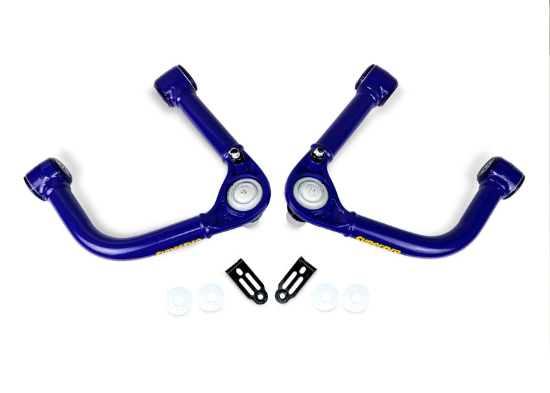 SuperPro 22-23 Toyota Tundra Fixed Offset Front Upper Control Arm Set