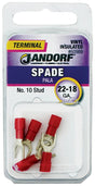 Term Spade 22-18 Vinyl #10 Stud #60989 Jandorf