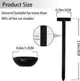 QMotz Nylon Universal Cable Tie Buckle Automotive Clips 100PCS Car Cable Tie-100PCS