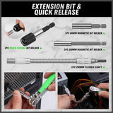 232PCS Ultimate Screwdriver Bit Set – Chrome Vanadium Steel with Ratchet & Case TekShack