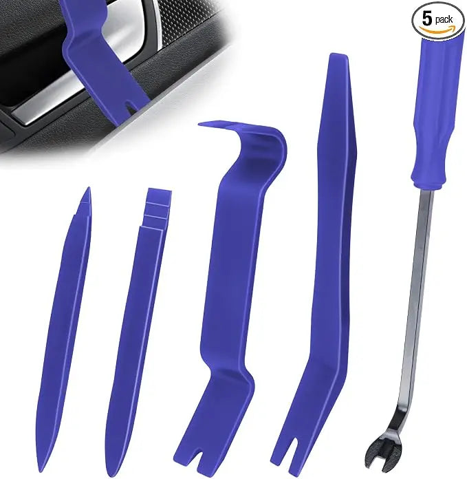 BFXM 5 Pcs Auto Trim Removal Tool Kit BFXM-TRTK-Blue1 1 Set