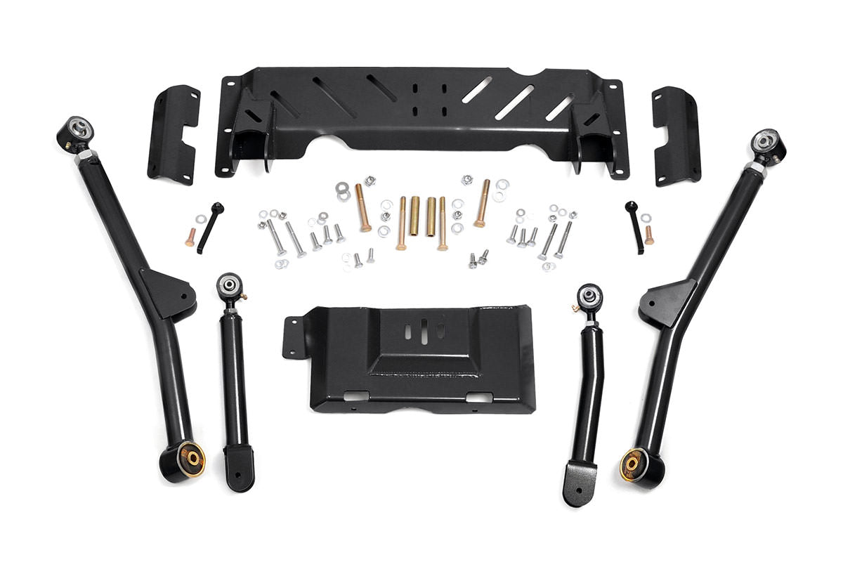 Long Arm Upgrade Kit 4-6 Inch Lift NP242 Transfer Case Jeep Cherokee XJ (84-01)/Comanche MJ (86-92) Rough Country