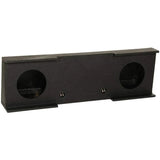 QPower QBGMC10 2007 4DR Dual 10" 07-13 Chevy/GMC Crew Cab Pro Subwoofer Box