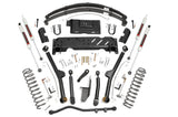 4.5 Inch Lift Kit Long Arm RR Leafs NP242 M1 Jeep Cherokee XJ (84-01) Rough Country