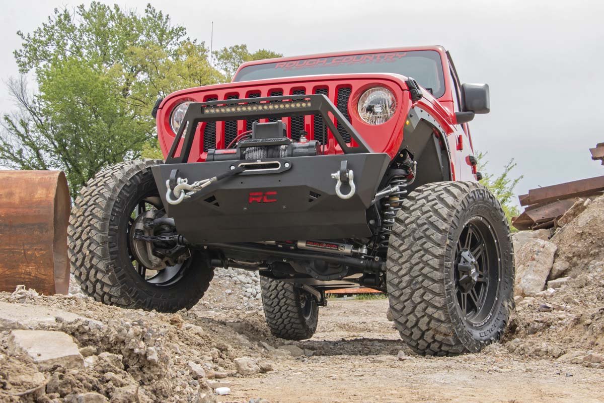 4 Inch Long Arm Suspension Lift Kit w/Vertex Shocks 18-20 Wrangler JL 4 Door Rough Country
