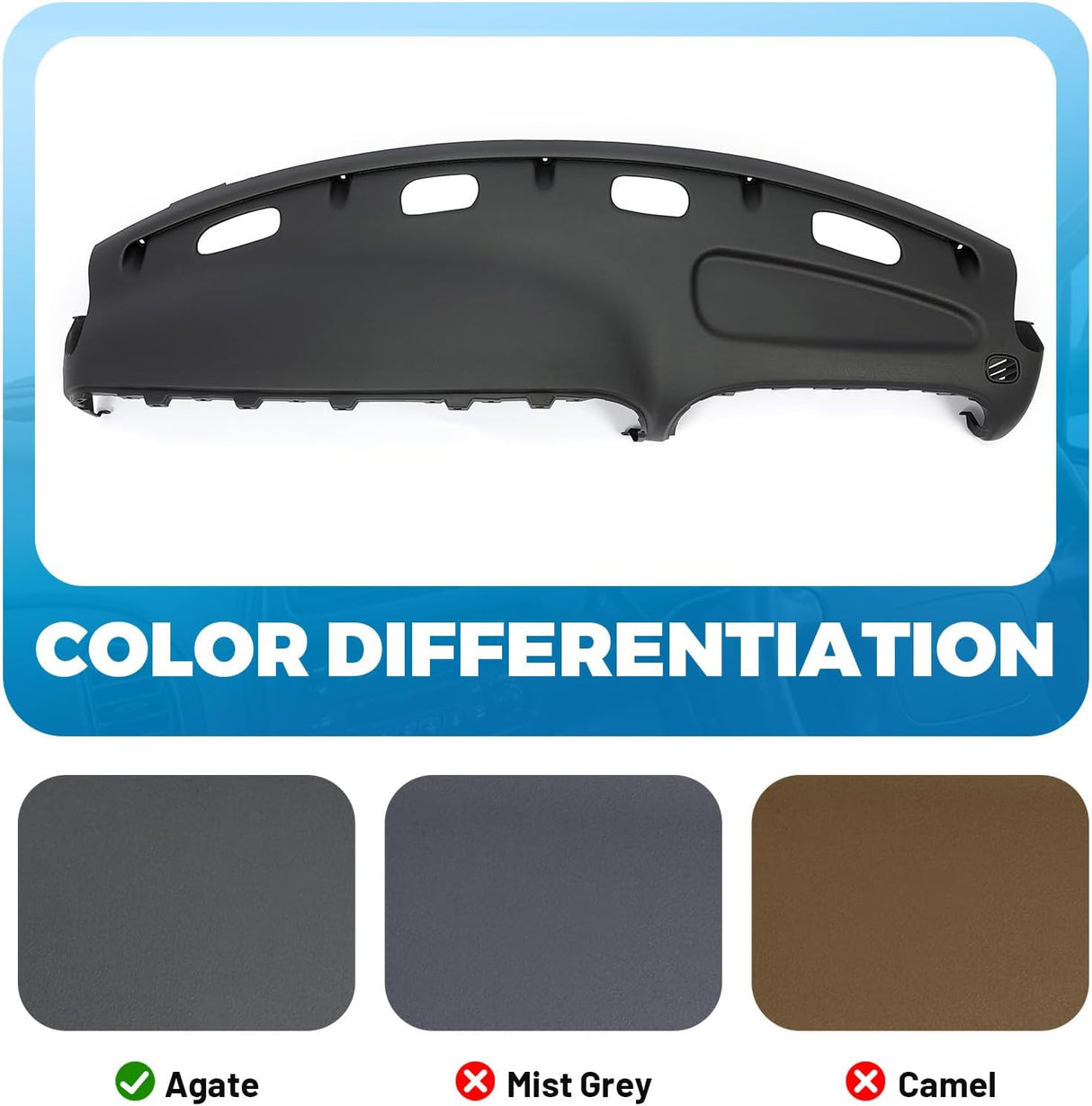 Full Dashboard Replacement Panel Compatible with 1998-2002 Dodge Ram