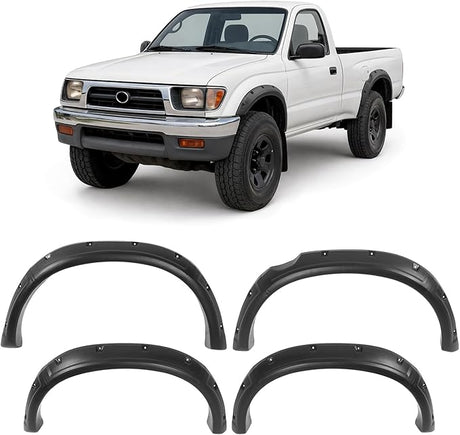 Textured Black Fender Flares 4Pcs for 1995-2004 Tacoma