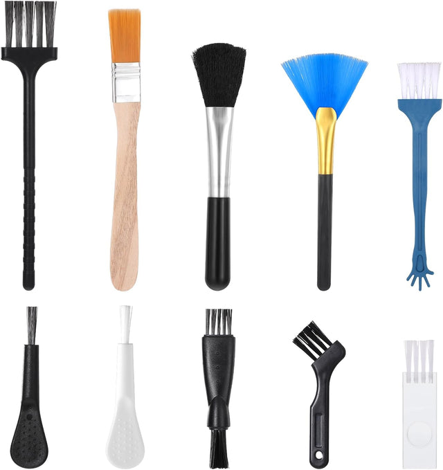 Keyboard Brush, 10 Pcs Mini Anti Static Cleaning Brush Kit TekShack